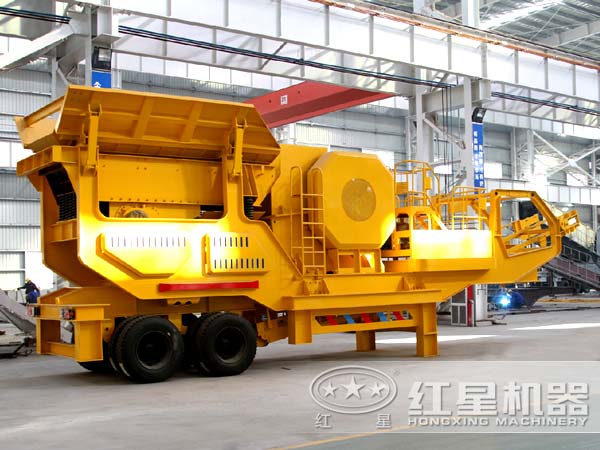 新型輪胎式移動破碎站市場售價(jià)多少錢一臺？