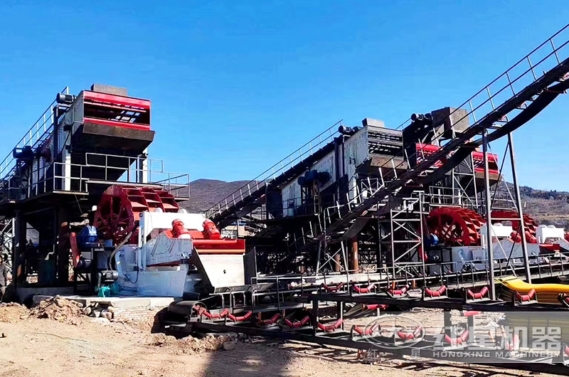 洗砂機工作現(xiàn)場圖片