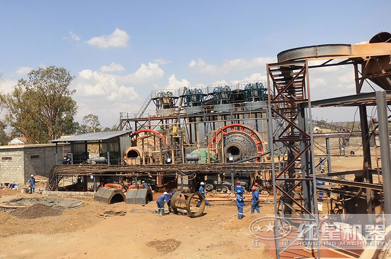 國(guó)外客戶(hù)球磨機(jī)工作現(xiàn)場(chǎng)圖片