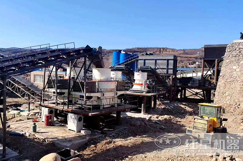 采石場生產(chǎn)線安裝圖片