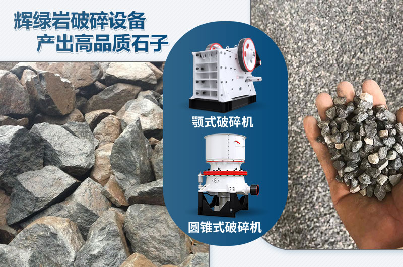 輝綠巖破碎可用的破碎機有哪些？價格多少？