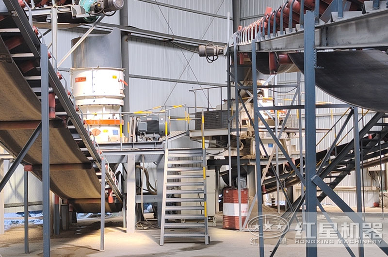 VSI沖擊式制砂機(jī)工作現(xiàn)場(chǎng)實(shí)拍圖