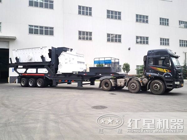 時產(chǎn)400噸流動汽車載式碾石機多少錢一臺？