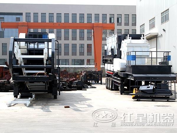 流動(dòng)汽車(chē)載式碾石機(jī)實(shí)拍圖