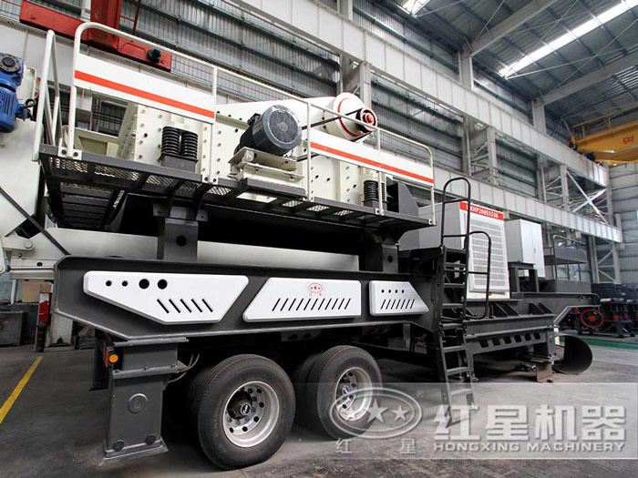 小型車載移動(dòng)石料破碎機(jī)_小投資，大收益