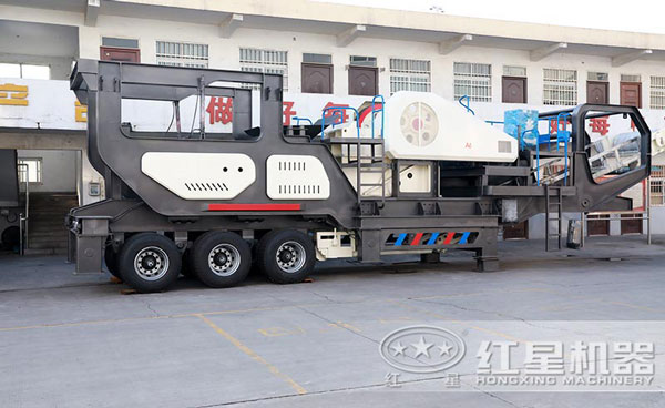 時產(chǎn)200噸移動碎石破碎機多少錢一臺（附現(xiàn)場視頻）