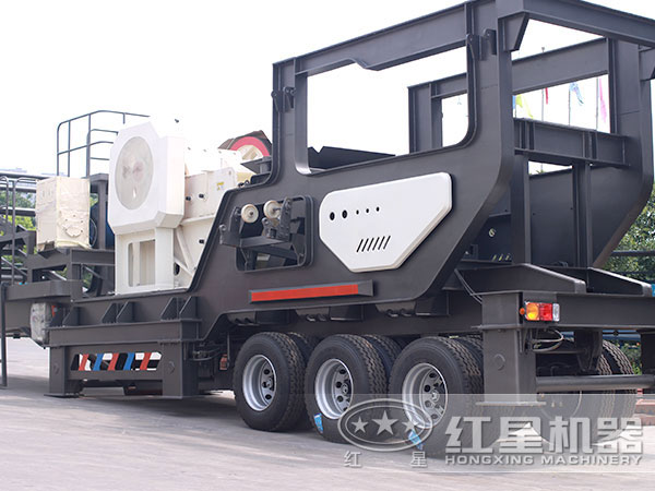 自行式石子破碎機，車載移動就是方便