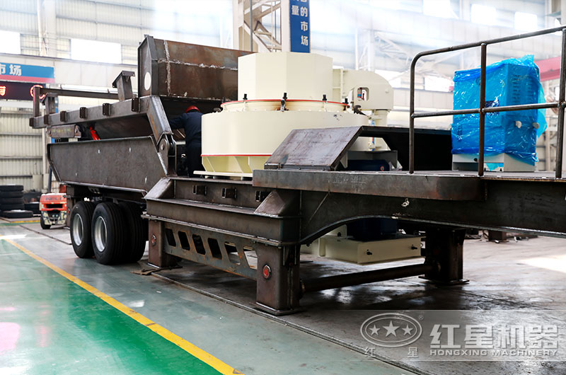 青石移動(dòng)制沙機(jī)生產(chǎn)車(chē)間