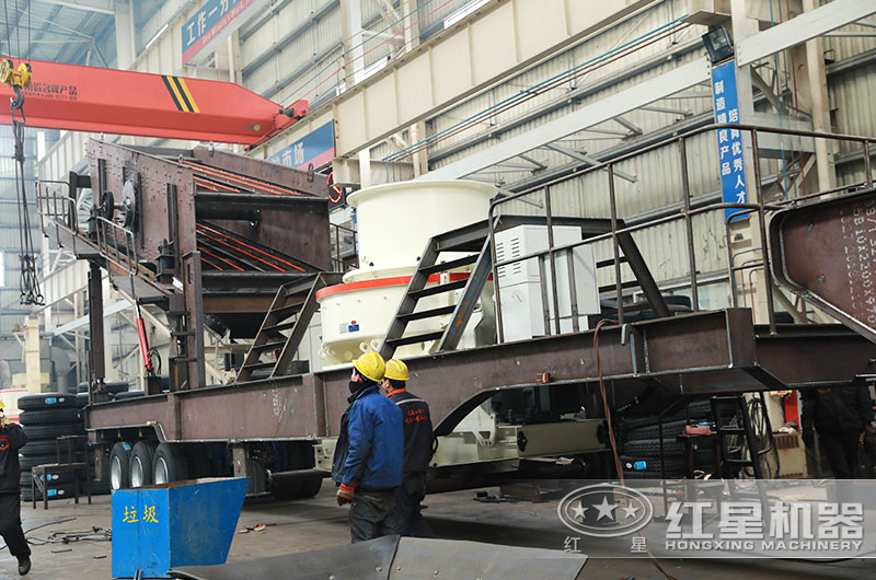 移動制砂機(jī)生產(chǎn)車間