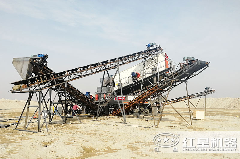 鋼筋混凝土破碎用什么機器？建筑垃圾移動破碎站剛剛好