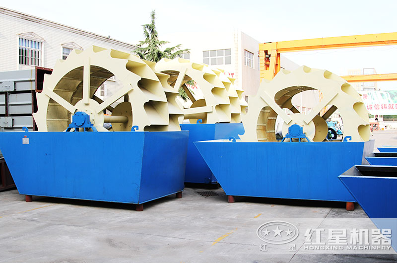 一天能洗3000噸的3020輪斗式洗砂機(jī)，以高產(chǎn)威震四方
