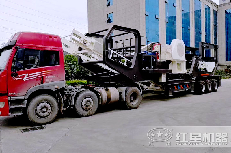 移動破碎生產(chǎn)線發(fā)貨湖北