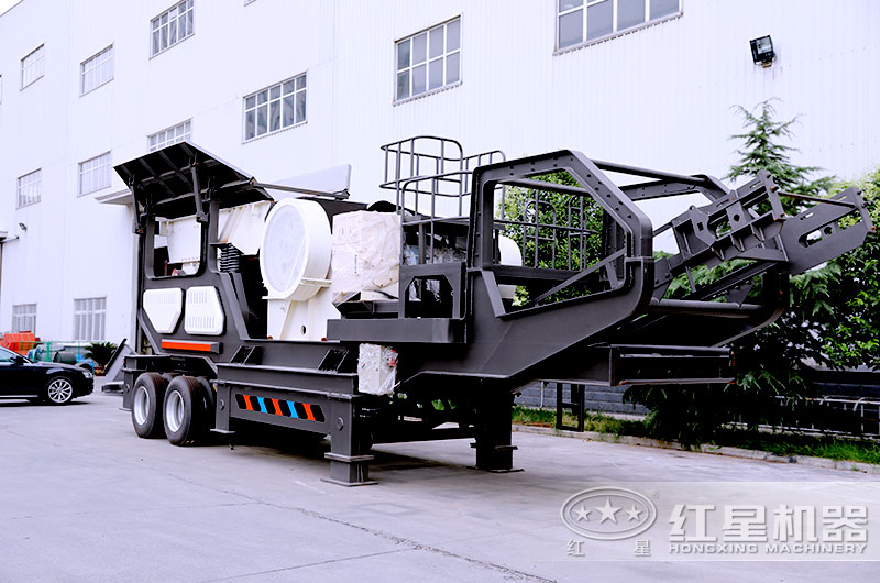 處理建筑垃圾的頭破設(shè)備移動顎式破碎機(jī)