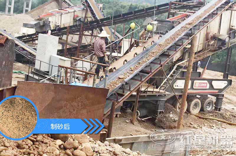 石頭制砂機(jī)制出的沙能用嗎？一臺設(shè)備多少錢（內(nèi)附生產(chǎn)現(xiàn)場視頻）