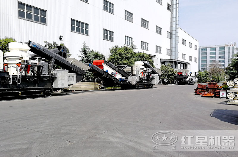 移動石頭破碎生產(chǎn)設備