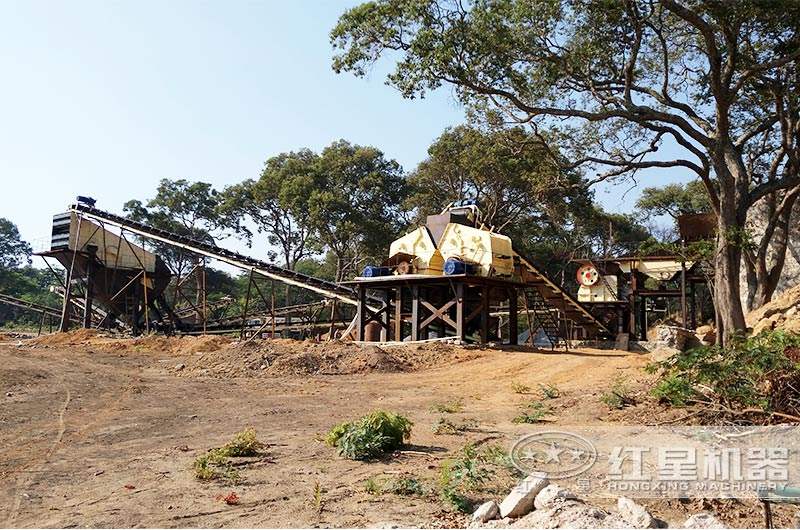 大型砂石骨料生產(chǎn)線需要哪些設(shè)備？有沒有設(shè)計(jì)圖