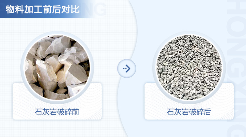 處理石灰?guī)r的日產(chǎn)500方砂石生產(chǎn)線機(jī)器怎樣配？