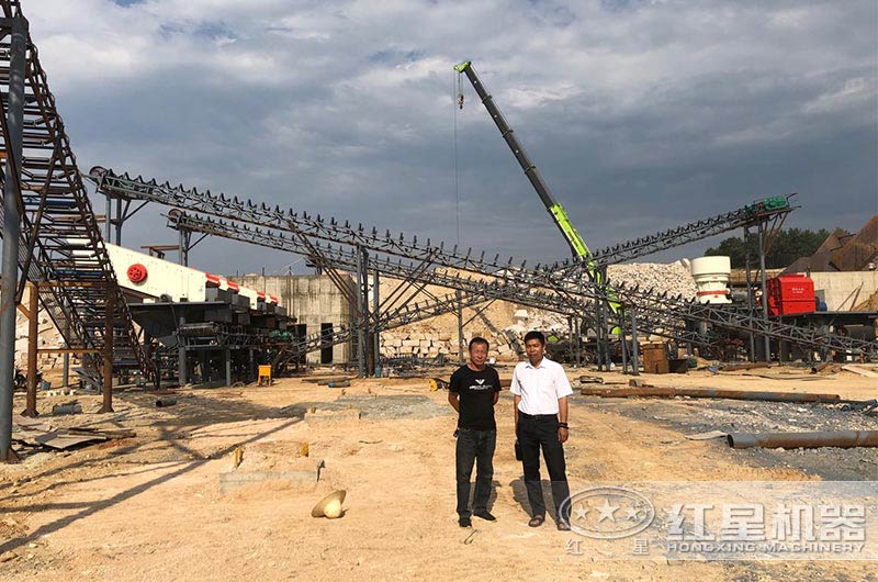 用戶(hù)考察現(xiàn)場(chǎng)留影圖