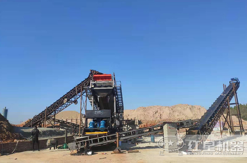 買8小時(shí)產(chǎn)300立方的礦山用石頭沙子混合制沙機(jī)？來紅星礦石機(jī)械廠可一站購齊