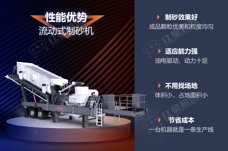 流動制砂機制砂效果好，優(yōu)勢多