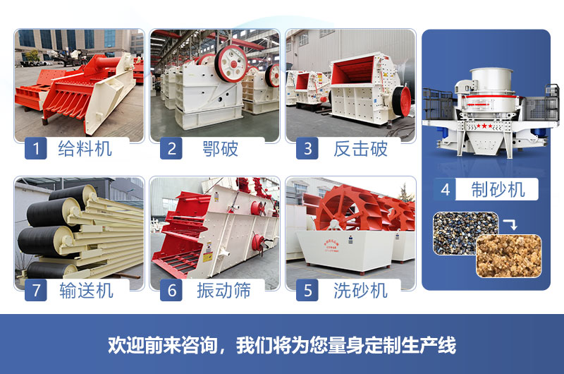 機制砂生產(chǎn)線流程，紅星可在線定制搭配生產(chǎn)線